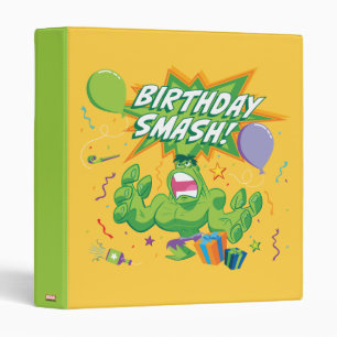 Classeur Anniversaire de Hulk Smash