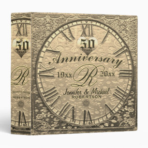 Classeur Anniversaire d'or de 50 ans