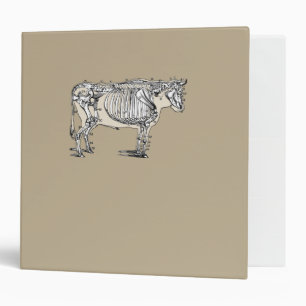 Classeur Antique Cow Skeleton Bones