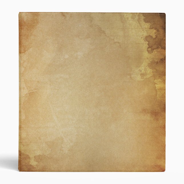 Classeur antique de coutume de parchemin de papier (Devant)