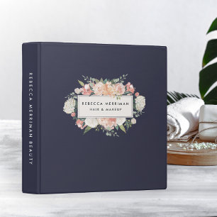 Classeur Antique Floral Blush & Navy