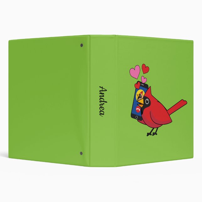 Classeur Appels d'accouplement Cardinal Bird Love | Ajouter (Arrière-plan)