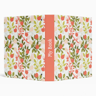 Classeur Apple Orchard Floral Garden Motif