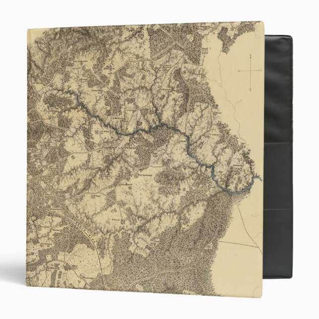 Classeur Appomattox Court House, Virginie (Devant/Intérieur)