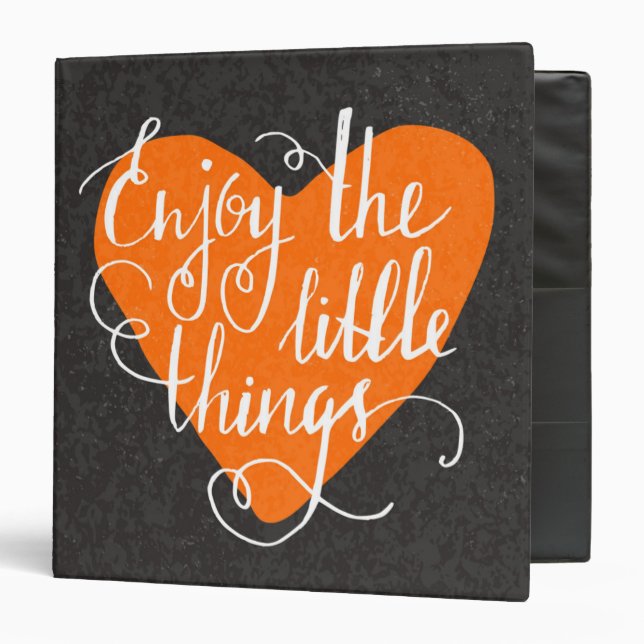 Classeur Appréciez les petites choses (Devant/Intérieur)