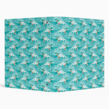 Aqua bleu vert canard volant motif de tessellation