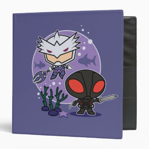 Classeur Aquaman Chibi Orm & Black Manta Graphisme sous-m