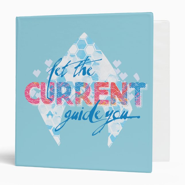 Classeur Aquaman | Graphique Logo "Let The Current Guide Yo (Devant/Intérieur)