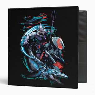 Classeur Aquaman Orm, Manta Noir, Tylosaur, & Ships