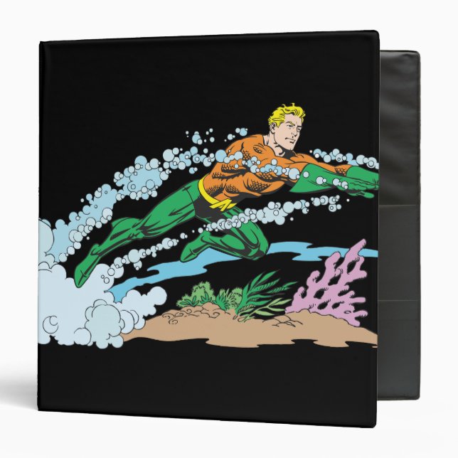 Classeur Aquaman saute sur Coral (Devant/Intérieur)