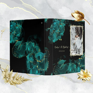 Classeur Aquarelle Anastasia Album photo noir et vert