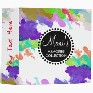 Classeur Aquarelle Elegant Vintage Personnaliser