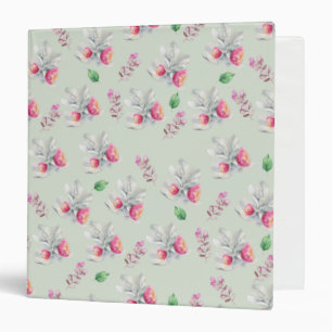 Classeur Aquarelle Florale Embrasser