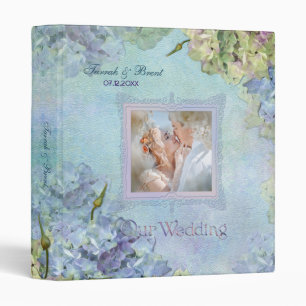 Classeur Aquarelle Hydrangea Album photo mariage