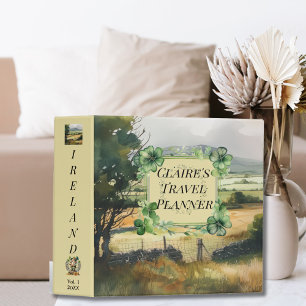 Classeur Aquarelle Irish Country Plan de destination