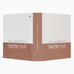 Classeur Aquarelle moderne petit budget enseignant cadeau