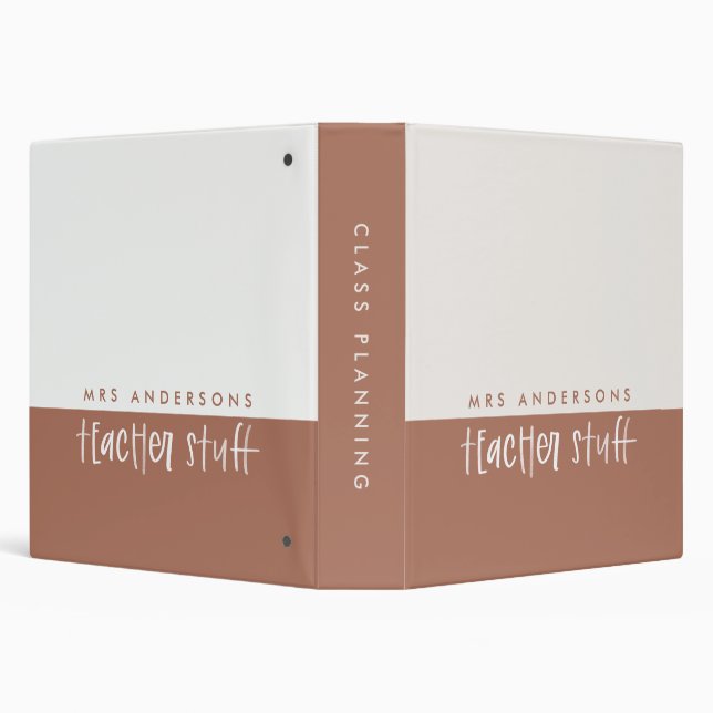 Classeur Aquarelle moderne petit budget enseignant cadeau (Arrière-plan)