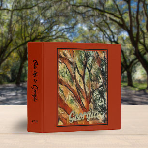 Classeur Aquarelle Moss espagnole dans les arbres Géorgie S