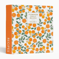 Aquarelle Orange Citrus Recette personnalisée