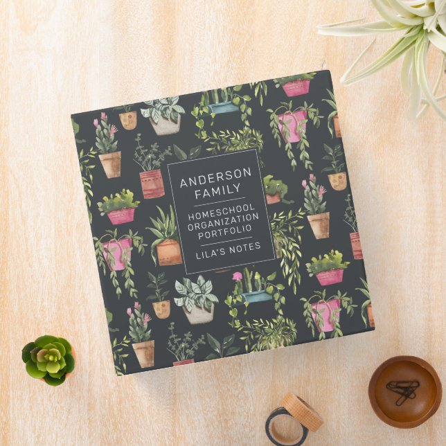 Classeur Aquarelle Pointez Portefeuille Plante (In Situ)