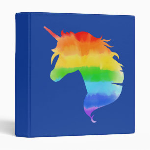 Classeur Aquarelle Rainbow Unicorn