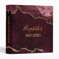 Aquarelle Rose Gold Marble Agate Géode Recette