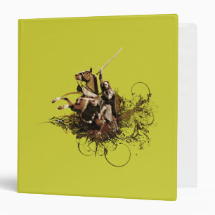 Classeur Aragorn montant un collage de vecteur de cheval