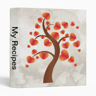Classeur Arbre de coeur rouge