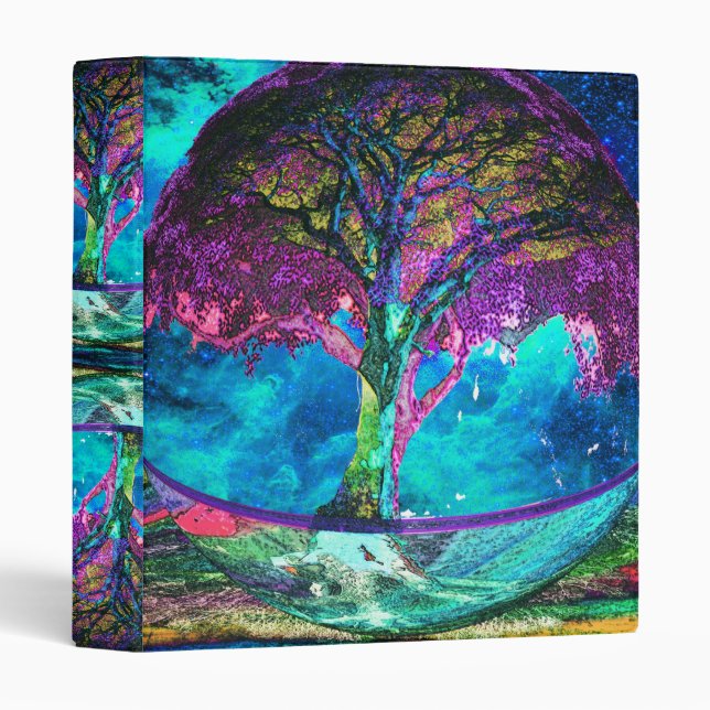 Classeur Arbre de galaxie de la vie (Devant/Côté)