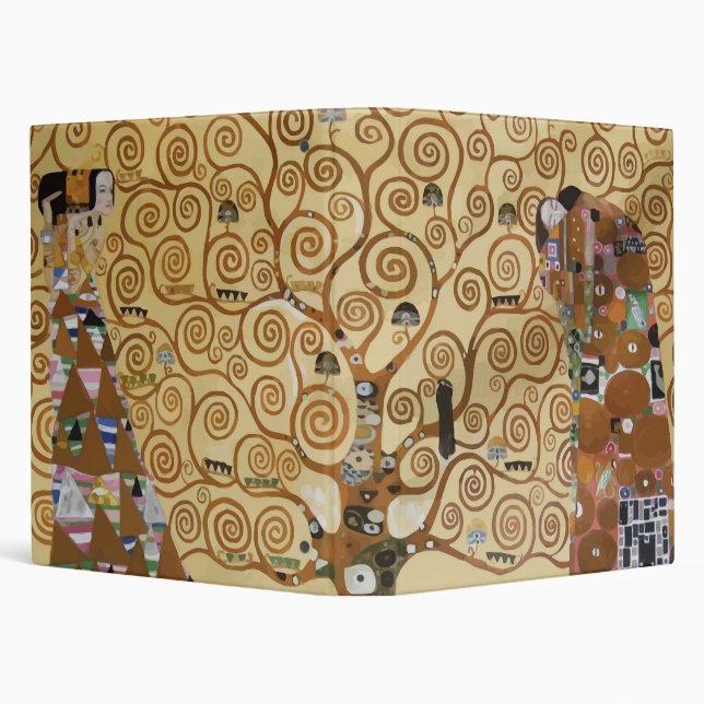 Classeur Arbre de Gustav Klimt de la vie (Arrière-plan)