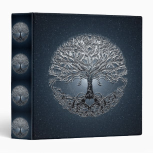 Classeur Arbre de nuit paisible de ciel bleu de la vie