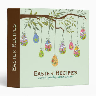 Classeur Arbre De Pâques Fabriqué Avec Des Oeufs Colorés