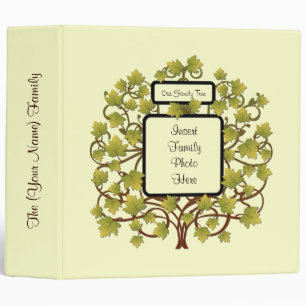 CLASSEUR ARBRE GÉNÉALOGIQUE 2" ALBUM PHOTOS DE GÉNÉALOG
