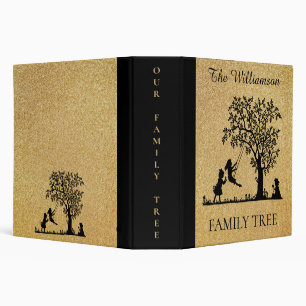 Classeur Arbre généalogique personnalisé vintage de famille