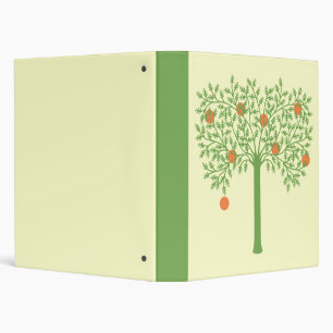 Classeur Arbre orange stylisé