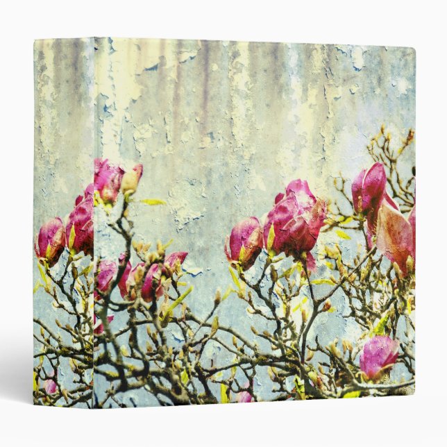 Classeur Arbre rouillé de magnolia (Devant/Côté)