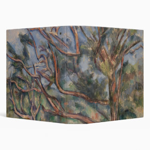 Classeur Arbres et Route, Paysage Post-Impressionniste