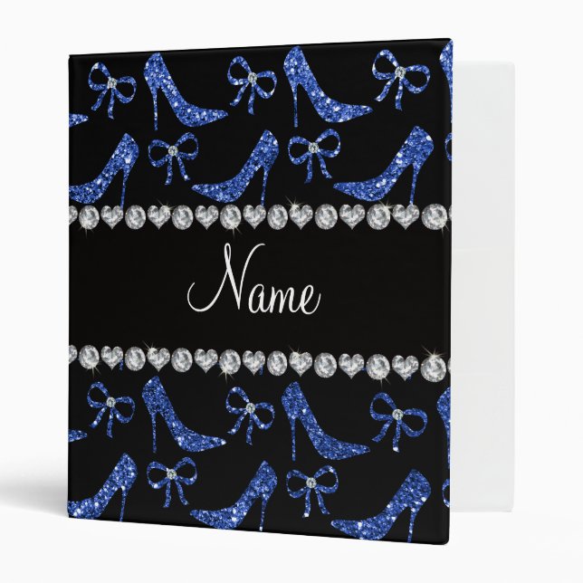 Classeur Arc bleu nommé fait sur commande de talons hauts (Devant/intérieur)