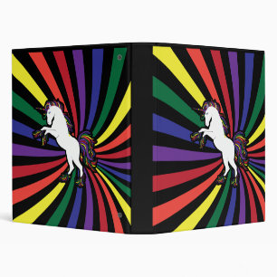 Classeur Arc-en-ciel de Unicorne