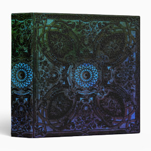 Classeur Arc-en-ciel gothique Livre d'ombres en cuir noir