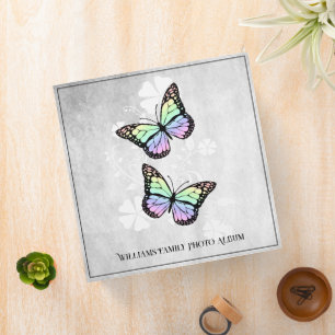 Classeur Arc en ciel Papillon Floral Family Photo Album
