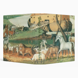 Classeur Arche de Noé par Edward Hicks, Art populaire Vinta