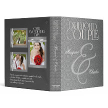 Argent Damask 60th Diamond Anniversary Scrapbook