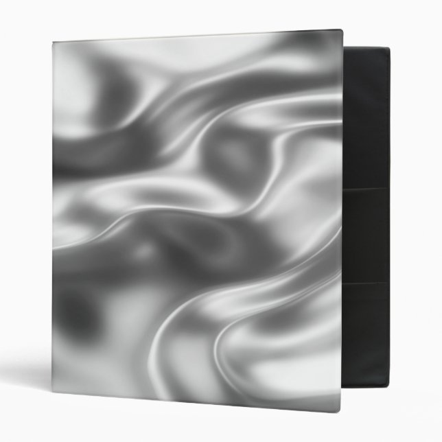 Classeur argenté (Devant/intérieur)