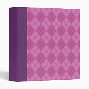 Classeur Argyle Violet
