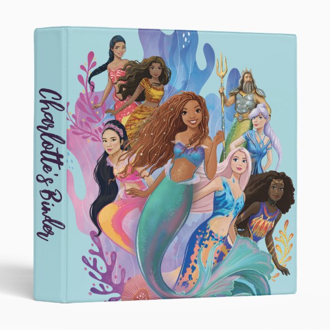 Classeur Ariel et sa famille (Devant/Côté)