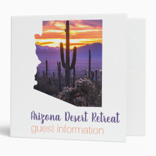 Classeur Arizona Voyage Infos Invité Vacances Photo personn