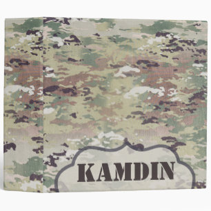 Classeur Armée personnalisée OCP Camo Unifor d'album à 3