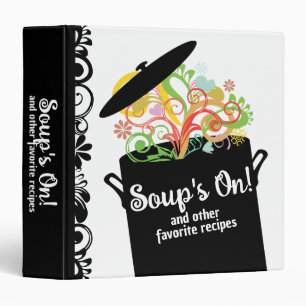 Classeur Arômes éclatants cuisine pot recette livre de cuis