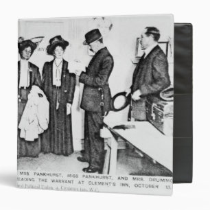 Classeur Arrestation de Mme Pankhurst
